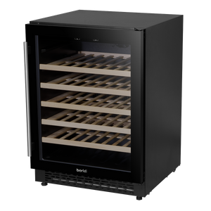 Baridi DH78 54 Bottle Undercounter/Freestanding Wine Fridge with Digital Touch Screen Controls, Wooden - additional view 14