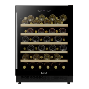 Baridi DH78 54 Bottle Undercounter/Freestanding Wine Fridge with Digital Touch Screen Controls, Wooden - additional view 3