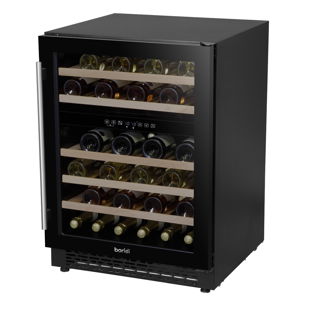 Baridi DH79 46 Bottle Dual Zone Undercounter/Freestanding Fridge with Digital Touch Screen Controls - additional view 9