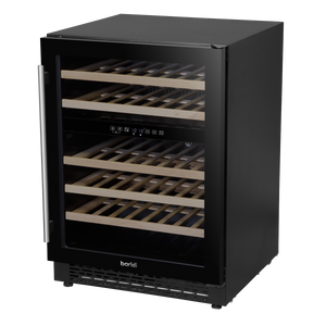 Baridi DH79 46 Bottle Dual Zone Undercounter/Freestanding Fridge with Digital Touch Screen Controls - additional view 2