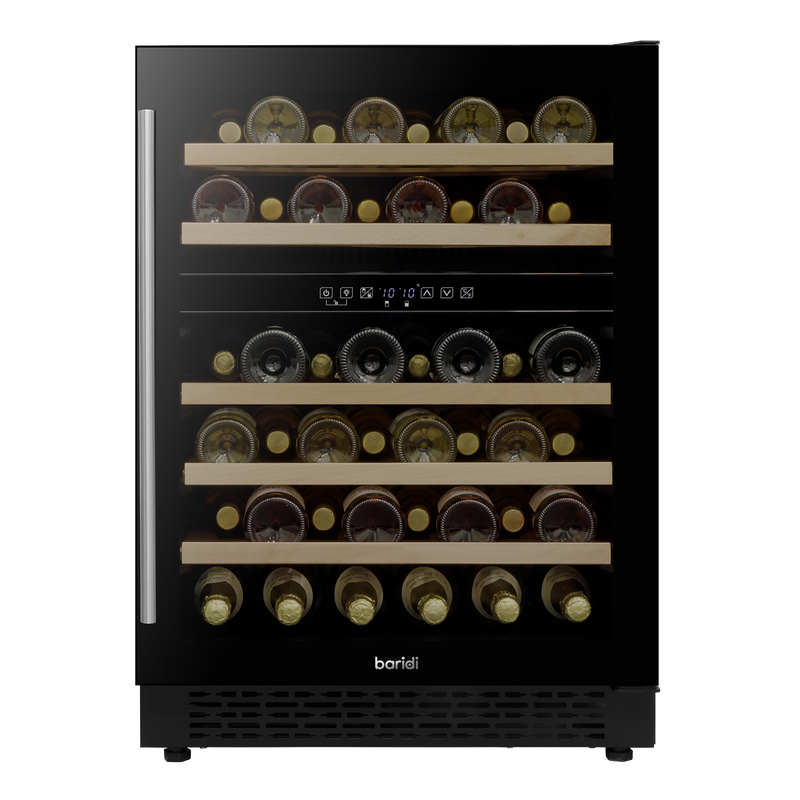 Baridi DH79 46 Bottle Dual Zone Undercounter/Freestanding Fridge with Digital Touch Screen Controls - additional view 3