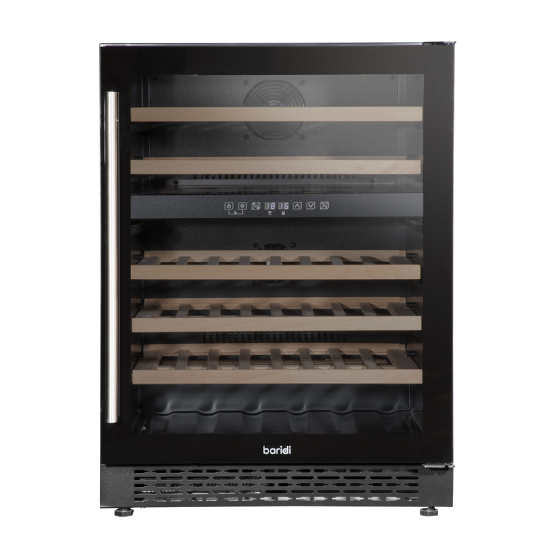Baridi DH79 46 Bottle Dual Zone Undercounter/Freestanding Fridge with Digital Touch Screen Controls - additional view 4