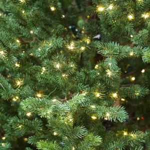 Dellonda DH81 Pre-Lit Hinged Christmas Tree with 270 Warm White LED Lights 6ft(180cm) - additional view 3