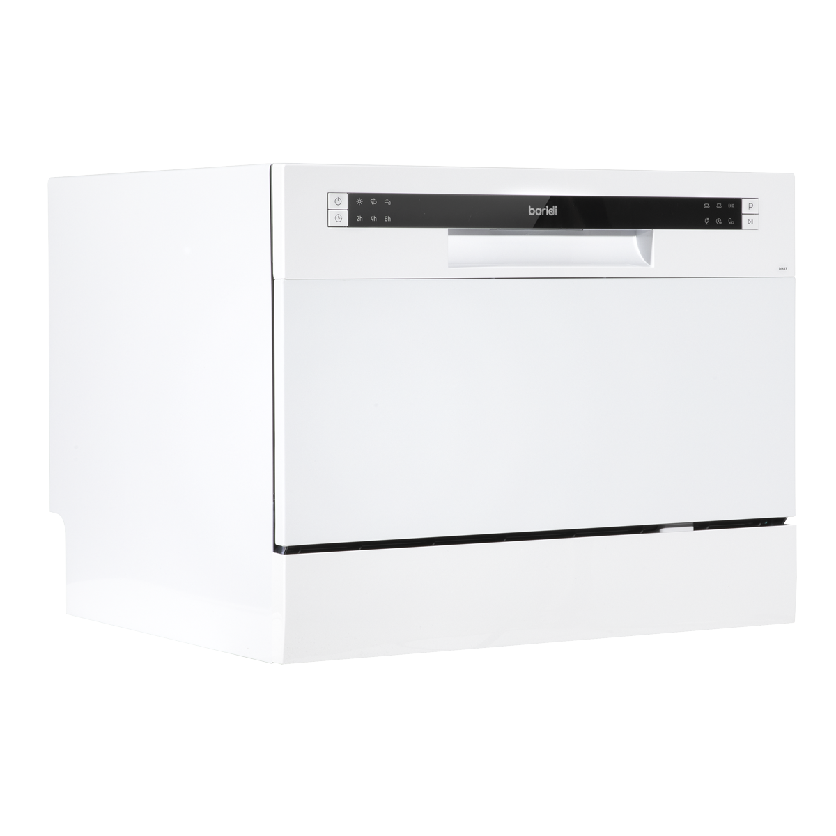 Baridi DH83 Tabletop Dishwasher 6 Place Settings 6.5L Capacity - White