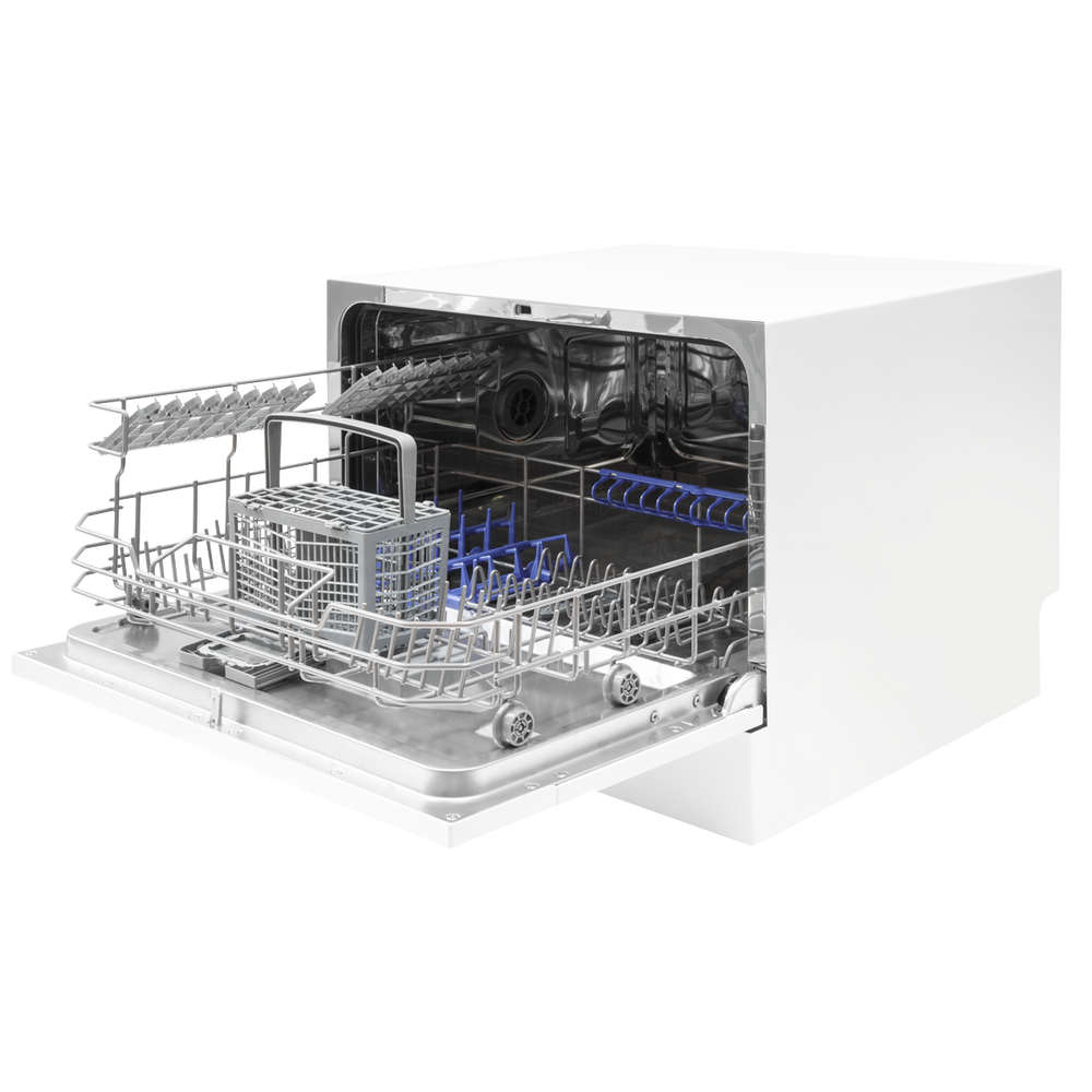 Baridi DH83 Tabletop Dishwasher 6 Place Settings 6.5L Capacity - White - additional view 3
