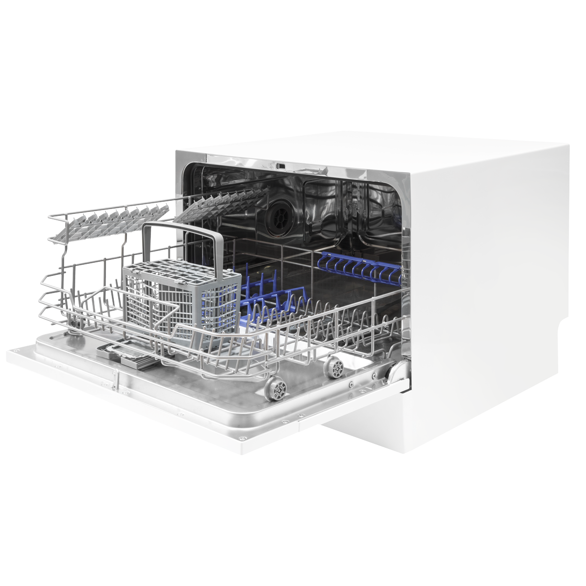 Baridi DH83 Tabletop Dishwasher 6 Place Settings 6.5L Capacity - White - additional view 3