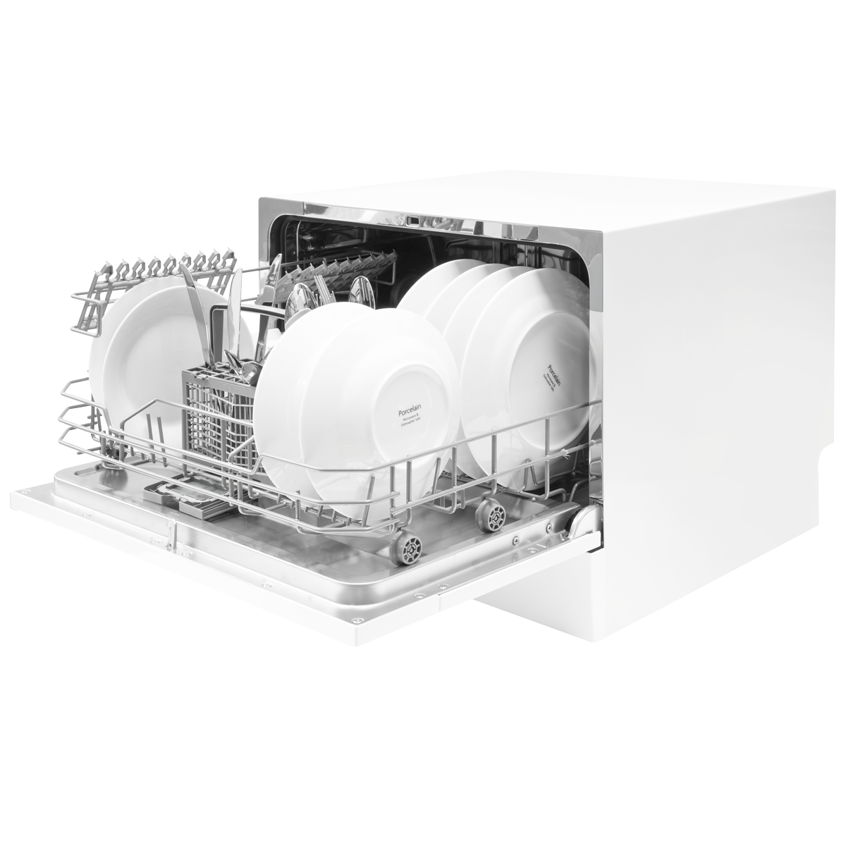 Baridi DH83 Tabletop Dishwasher 6 Place Settings 6.5L Capacity - White - additional view 18