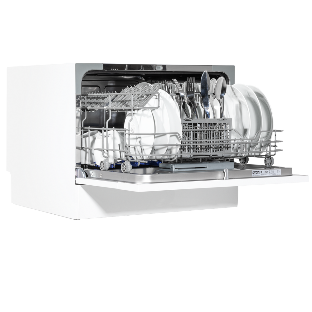 Baridi DH83 Tabletop Dishwasher 6 Place Settings 6.5L Capacity - White - additional view 4