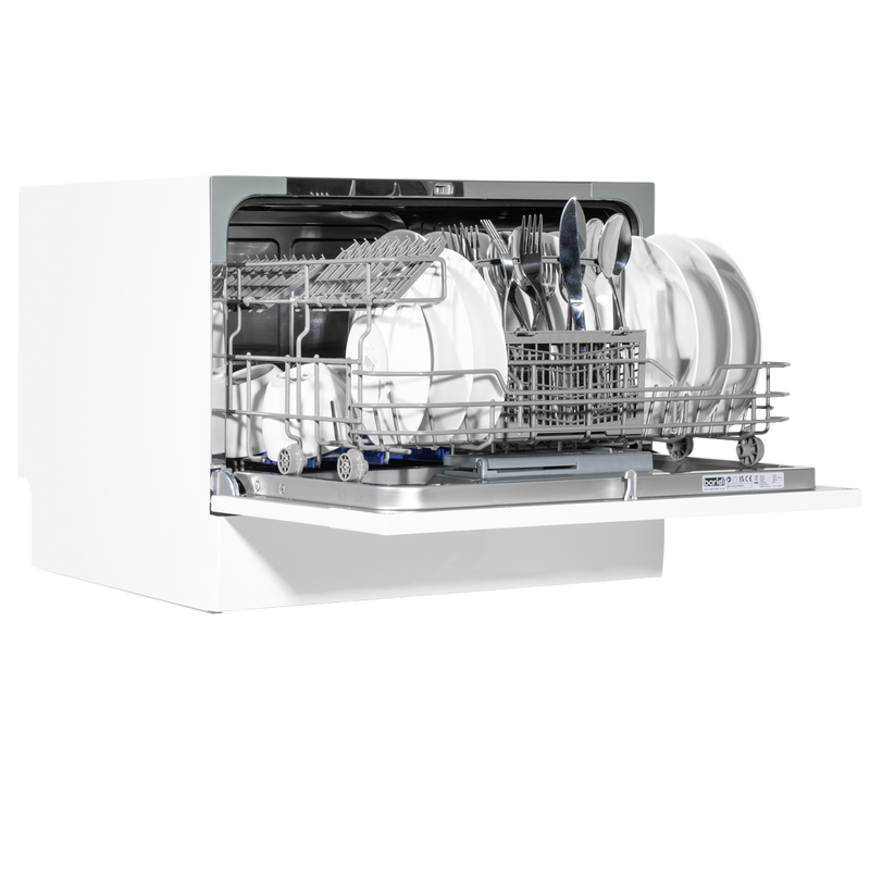 Baridi DH83 Tabletop Dishwasher 6 Place Settings 6.5L Capacity - White - additional view 4