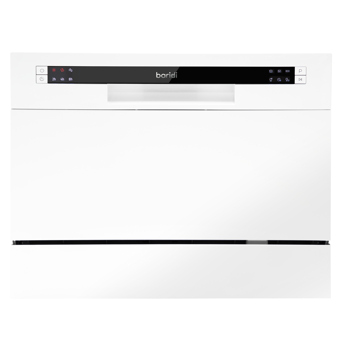 Baridi DH83 Tabletop Dishwasher 6 Place Settings 6.5L Capacity - White - additional view 17