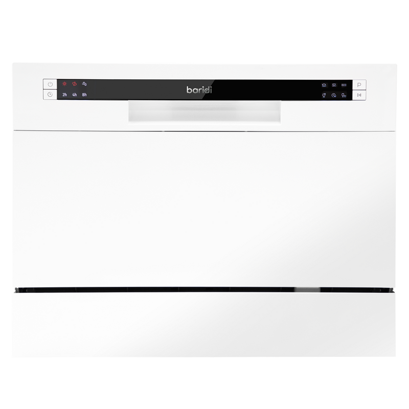 Baridi DH83 Tabletop Dishwasher 6 Place Settings 6.5L Capacity - White - additional view 17