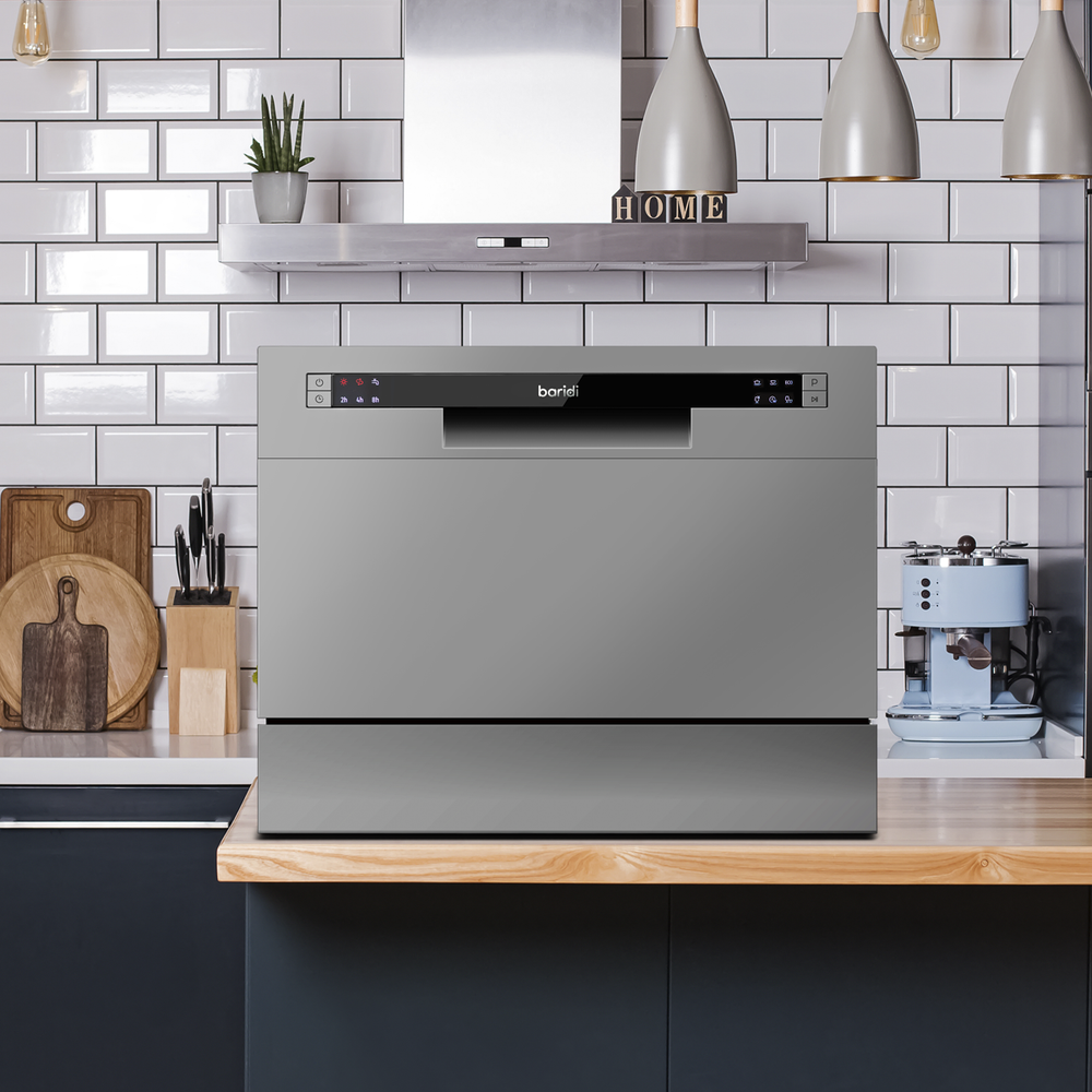 Baridi DH84 Tabletop Dishwasher 6 Place Settings 6.5L Capacity - Silver - additional view 13
