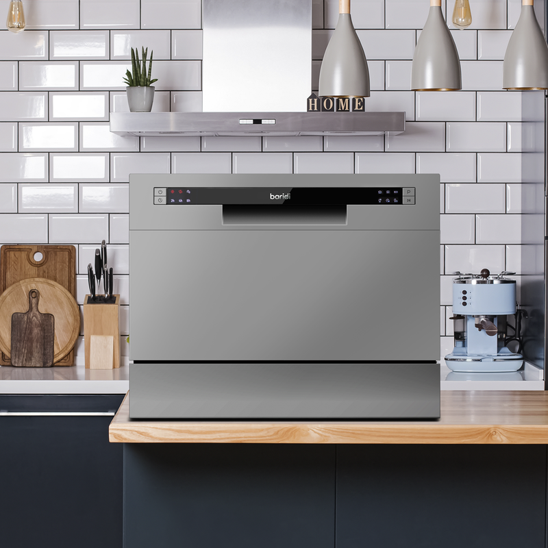 Baridi DH84 Tabletop Dishwasher 6 Place Settings 6.5L Capacity - Silver - additional view 13