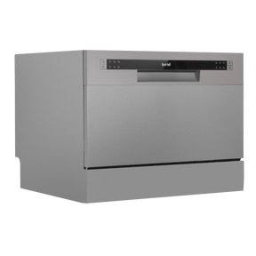 Baridi DH84 Tabletop Dishwasher 6 Place Settings 6.5L Capacity - Silver