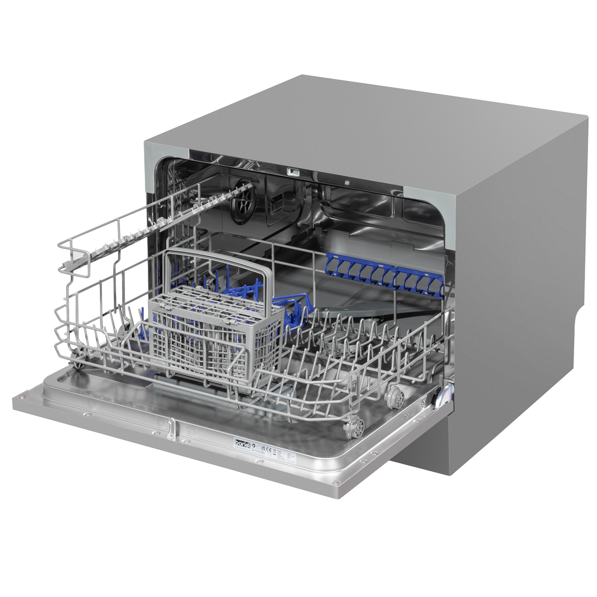 Baridi DH84 Tabletop Dishwasher 6 Place Settings 6.5L Capacity - Silver - additional view 4
