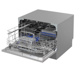 Baridi DH84 Tabletop Dishwasher 6 Place Settings 6.5L Capacity - Silver - additional view 4