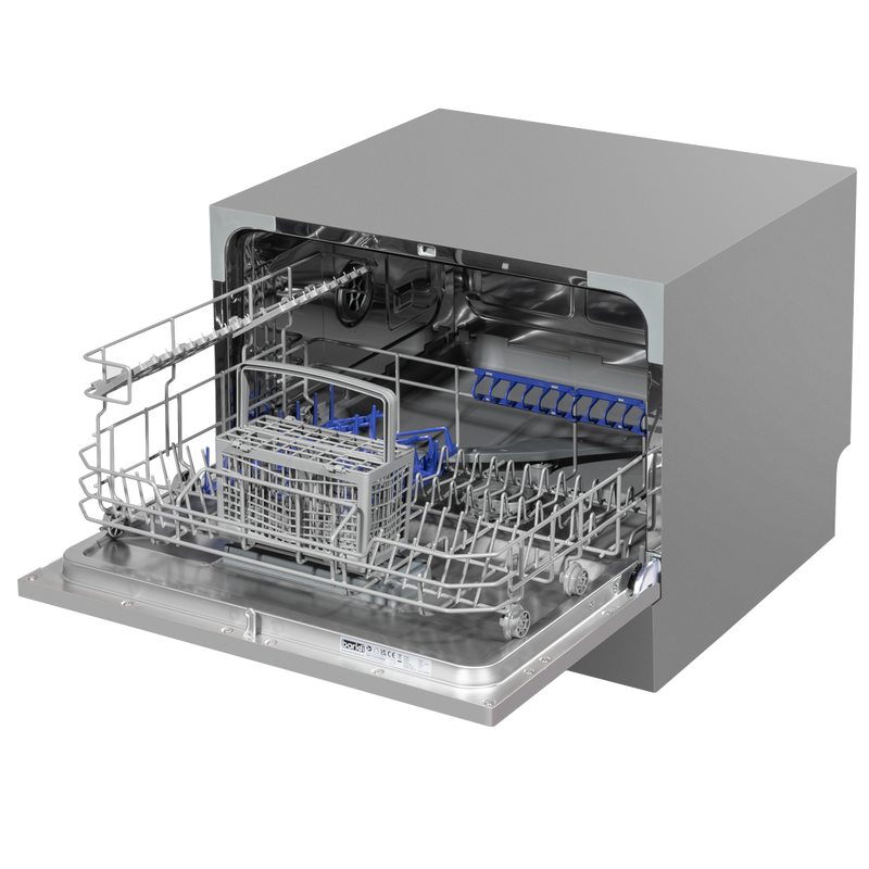 Baridi DH84 Tabletop Dishwasher 6 Place Settings 6.5L Capacity - Silver - additional view 4