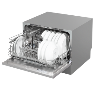 Baridi DH84 Tabletop Dishwasher 6 Place Settings 6.5L Capacity - Silver - additional view 6