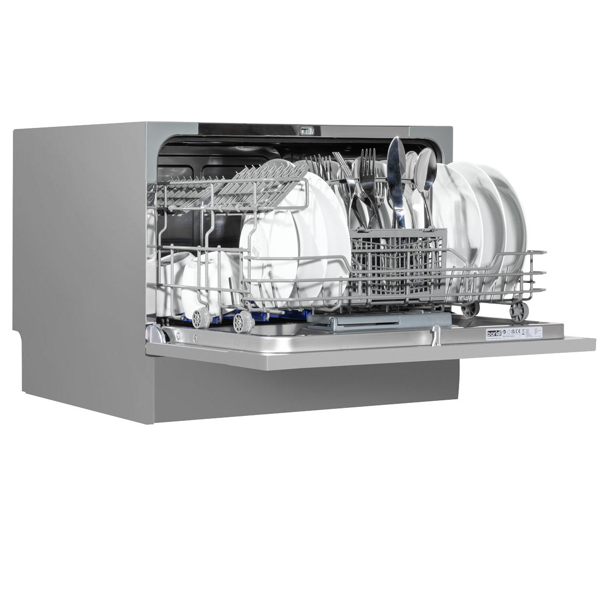 Baridi DH84 Tabletop Dishwasher 6 Place Settings 6.5L Capacity - Silver - additional view 7