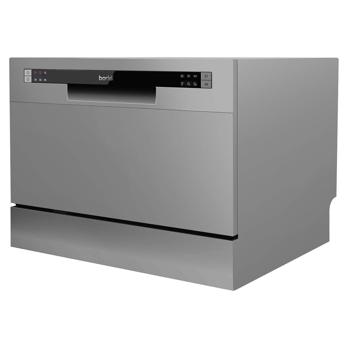 Baridi DH84 Tabletop Dishwasher 6 Place Settings 6.5L Capacity - Silver - additional view 2