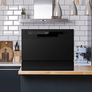 Baridi DH85 Tabletop Dishwasher 6 Place Settings 6.5L Capacity - Black - additional view 16