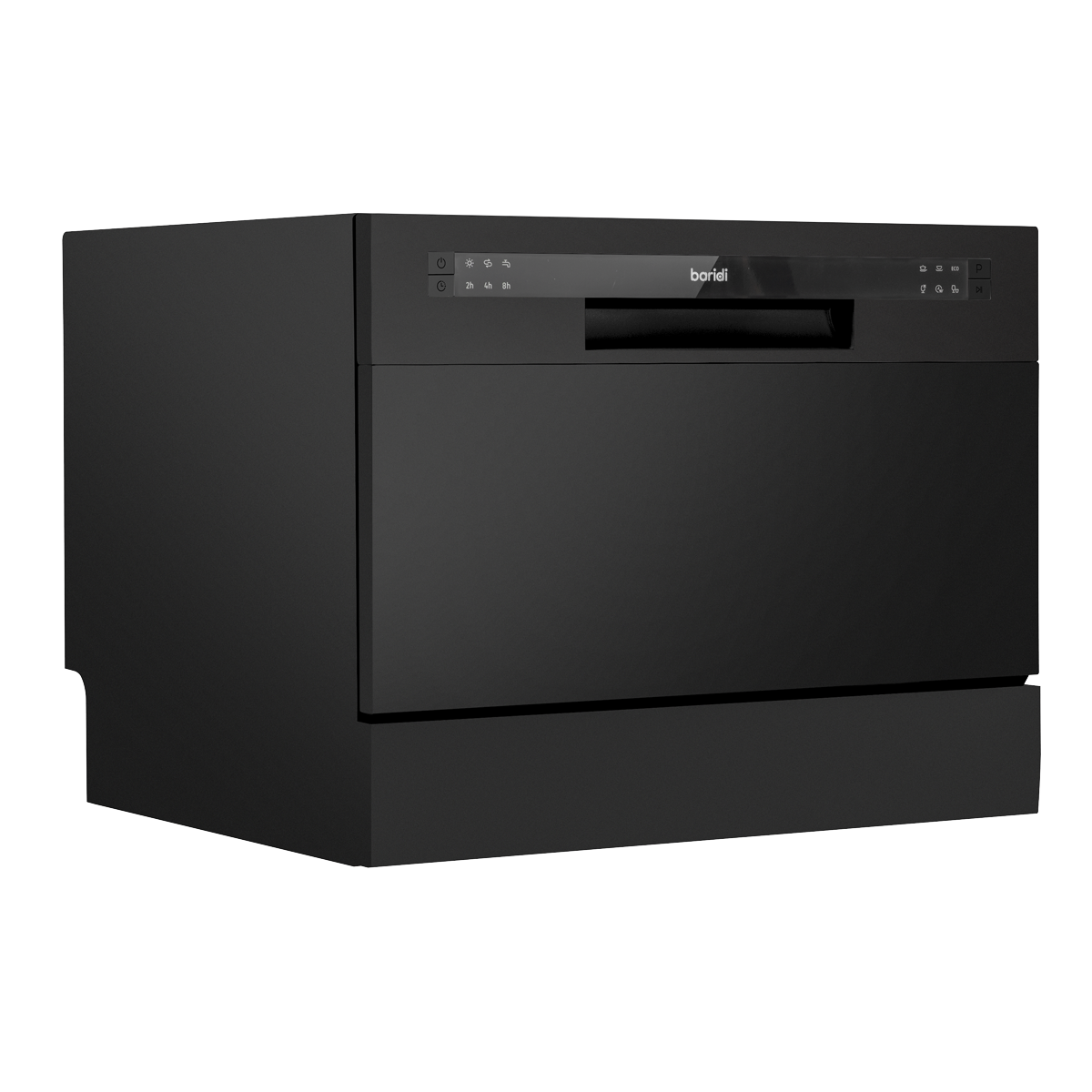 Baridi DH85 Tabletop Dishwasher 6 Place Settings 6.5L Capacity - Black