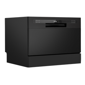 Baridi DH85 Tabletop Dishwasher 6 Place Settings 6.5L Capacity - Black
