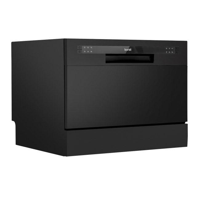 Baridi DH85 Tabletop Dishwasher 6 Place Settings 6.5L Capacity - Black