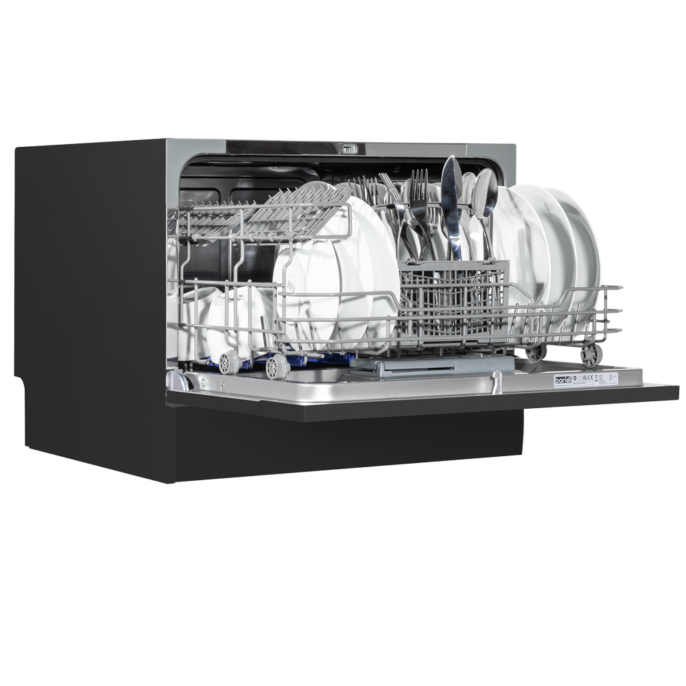 Baridi DH85 Tabletop Dishwasher 6 Place Settings 6.5L Capacity - Black - additional view 8