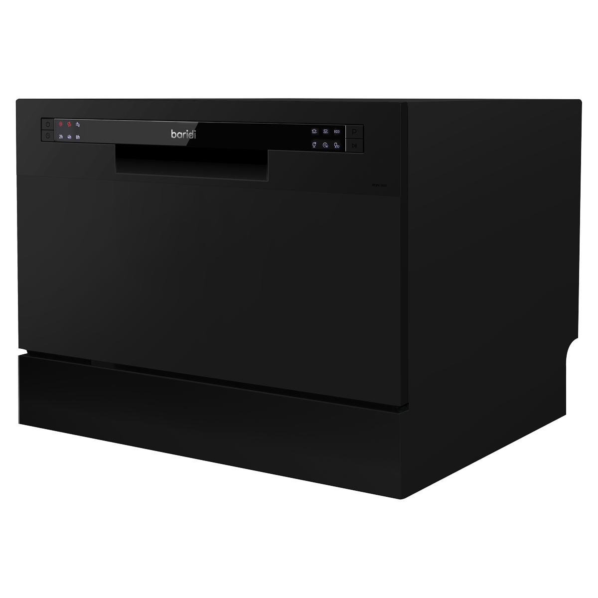 Baridi DH85 Tabletop Dishwasher 6 Place Settings 6.5L Capacity - Black - additional view 14