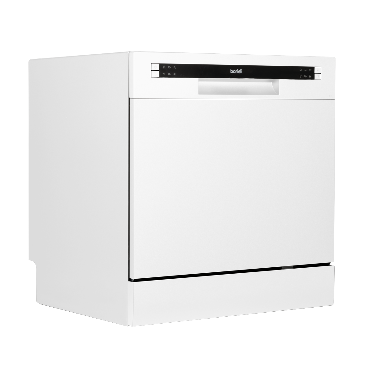 Baridi DH86 Tabletop Dishwasher 8 Place Settings 8L Capacity - White