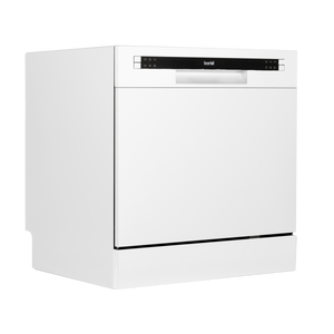 Baridi DH86 Tabletop Dishwasher 8 Place Settings 8L Capacity - White