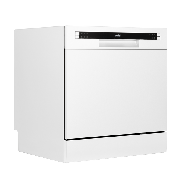 Baridi DH86 Tabletop Dishwasher 8 Place Settings 8L Capacity - White