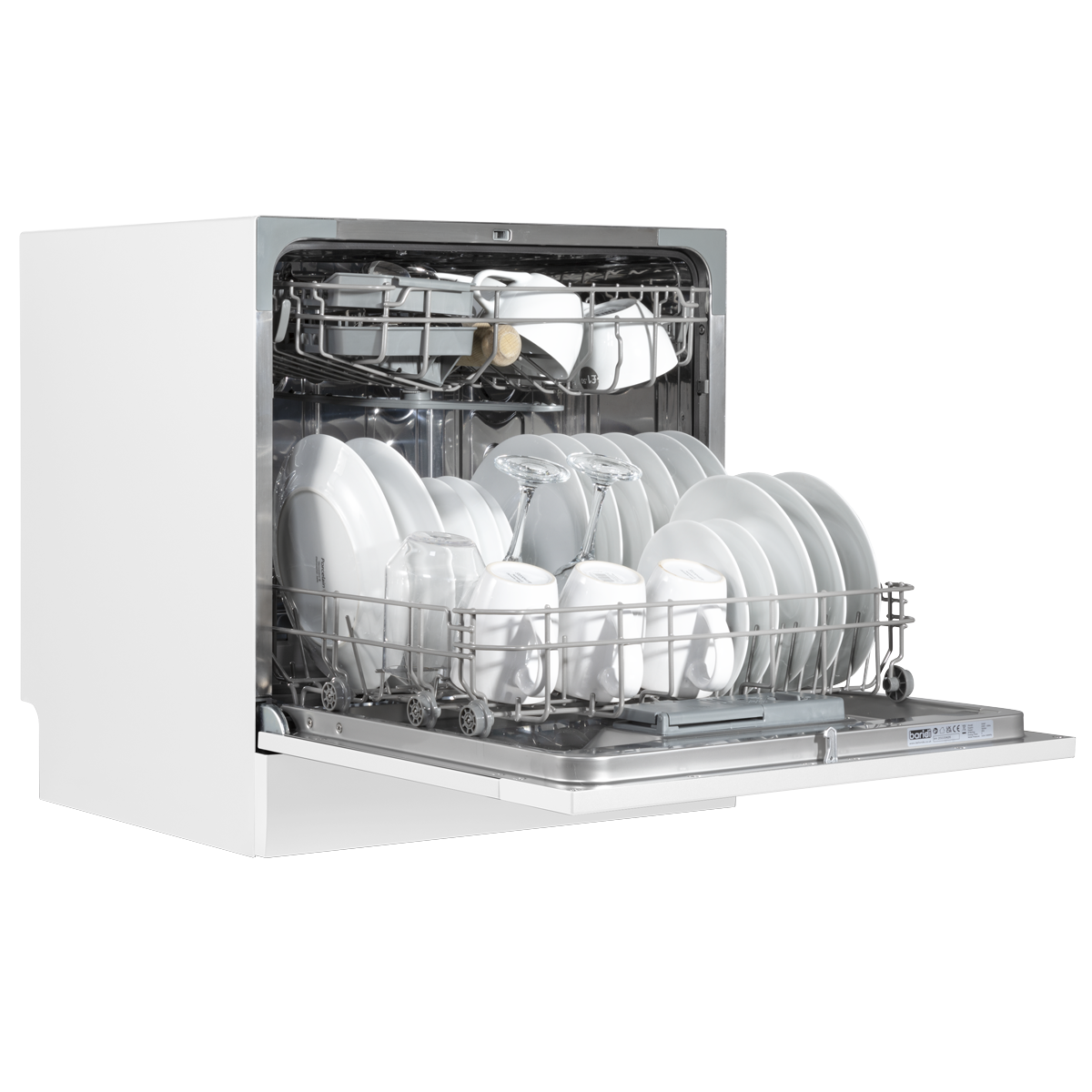Baridi DH86 Tabletop Dishwasher 8 Place Settings 8L Capacity - White - additional view 7