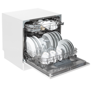 Baridi DH86 Tabletop Dishwasher 8 Place Settings 8L Capacity - White - additional view 6