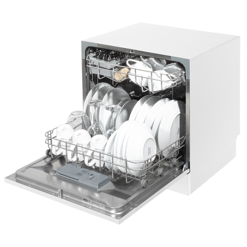 Baridi DH86 Tabletop Dishwasher 8 Place Settings 8L Capacity - White - additional view 13