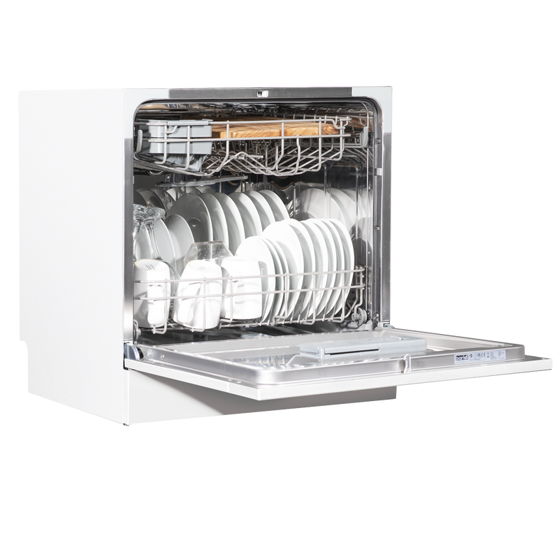 Baridi DH86 Tabletop Dishwasher 8 Place Settings 8L Capacity - White - additional view 2