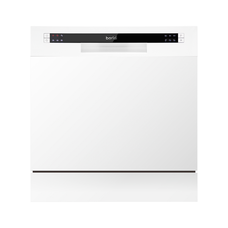 Baridi DH86 Tabletop Dishwasher 8 Place Settings 8L Capacity - White - additional view 4