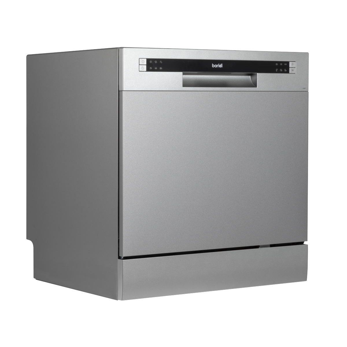 Baridi DH87 Tabletop Dishwasher 8 Place Settings 8L Capacity - Silver