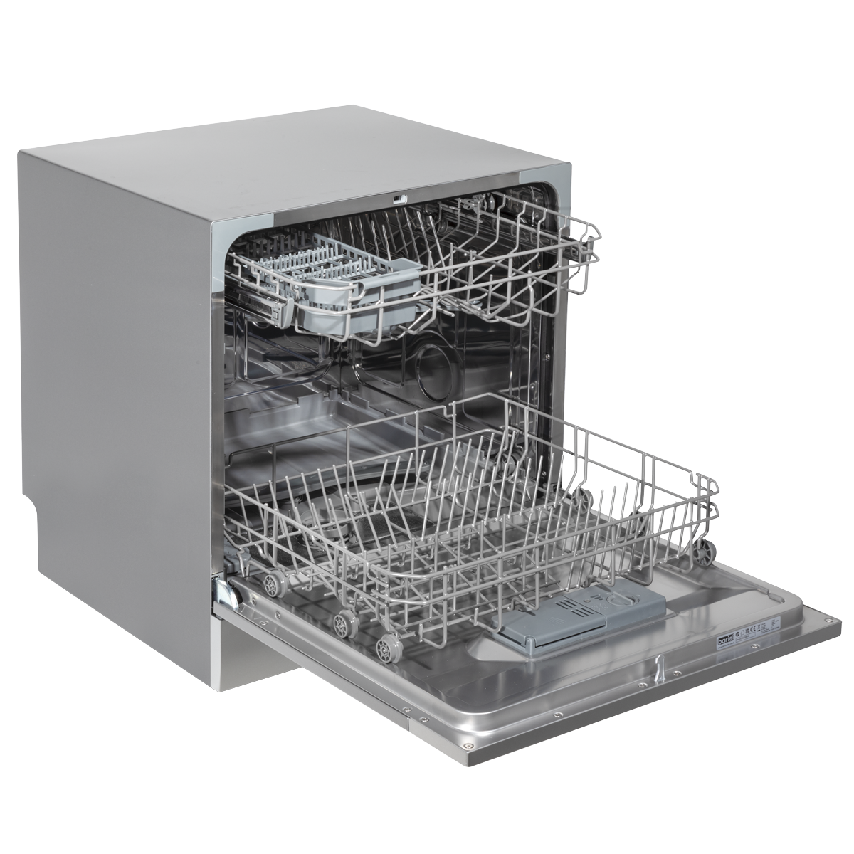 Baridi DH87 Tabletop Dishwasher 8 Place Settings 8L Capacity - Silver - additional view 5