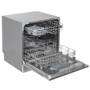 Baridi DH87 Tabletop Dishwasher 8 Place Settings 8L Capacity - Silver - additional view 5