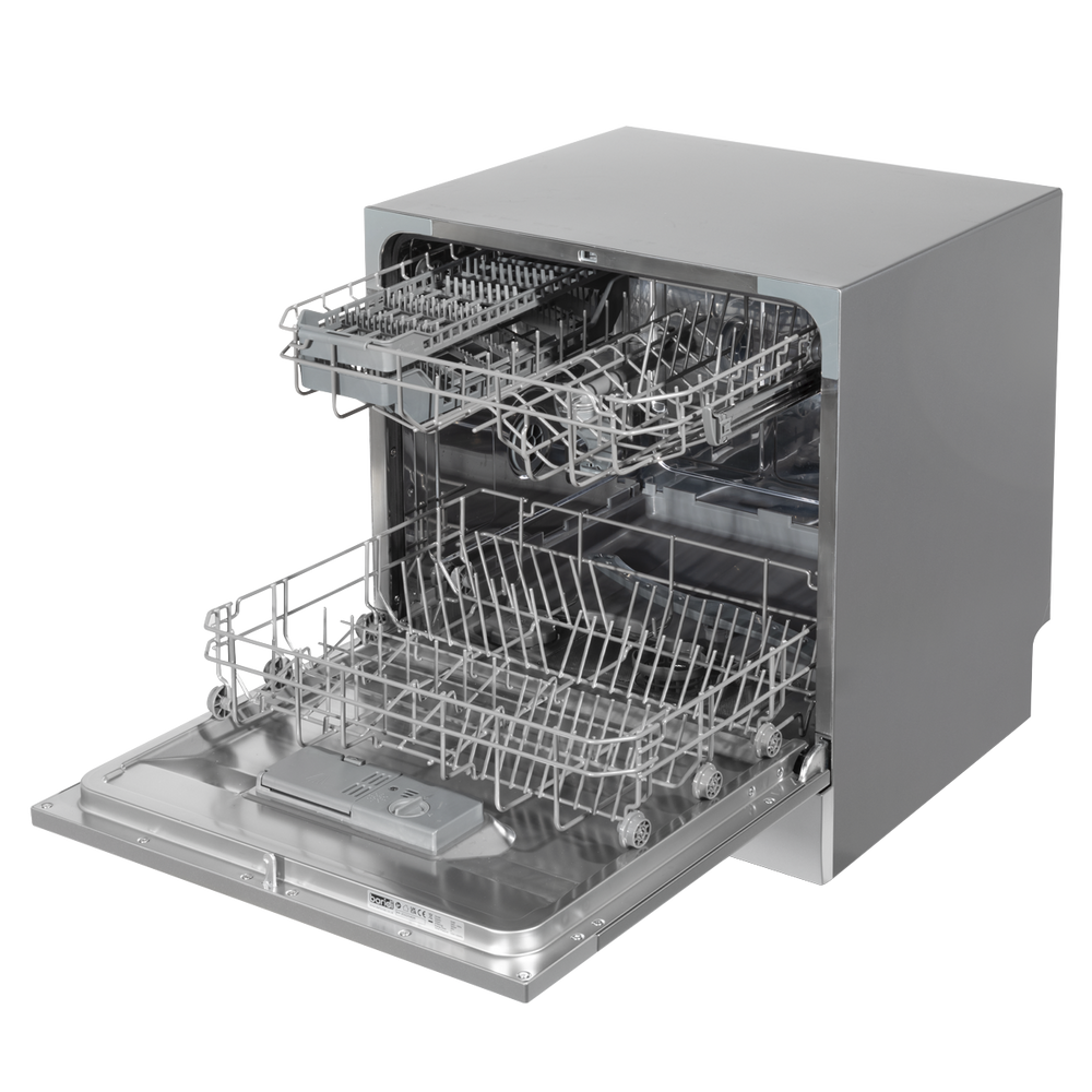 Baridi DH87 Tabletop Dishwasher 8 Place Settings 8L Capacity - Silver - additional view 6