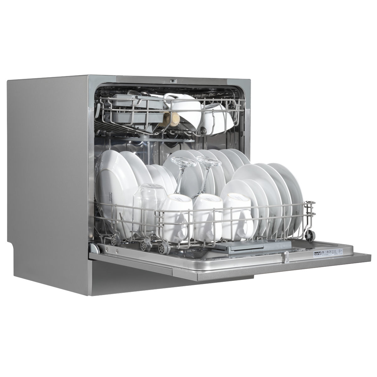 Baridi DH87 Tabletop Dishwasher 8 Place Settings 8L Capacity - Silver - additional view 7