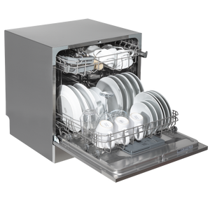 Baridi DH87 Tabletop Dishwasher 8 Place Settings 8L Capacity - Silver - additional view 8