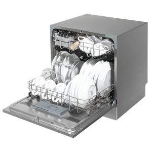 Baridi DH87 Tabletop Dishwasher 8 Place Settings 8L Capacity - Silver - additional view 9