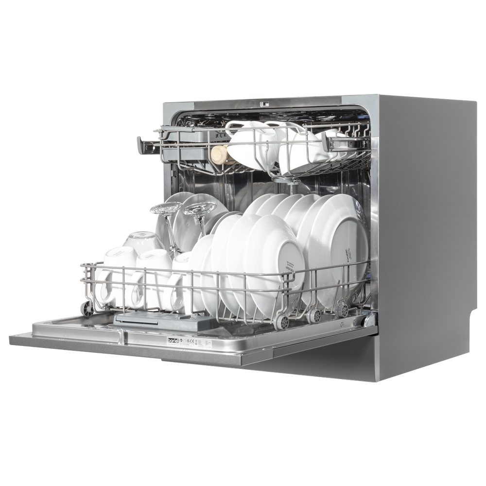 Baridi DH87 Tabletop Dishwasher 8 Place Settings 8L Capacity - Silver - additional view 10