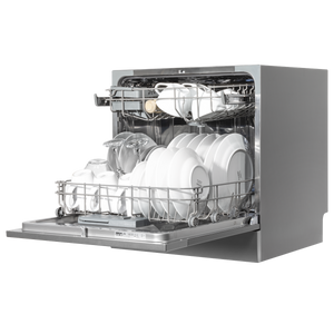 Baridi DH87 Tabletop Dishwasher 8 Place Settings 8L Capacity - Silver - additional view 10