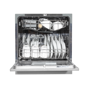Baridi DH87 Tabletop Dishwasher 8 Place Settings 8L Capacity - Silver - additional view 4