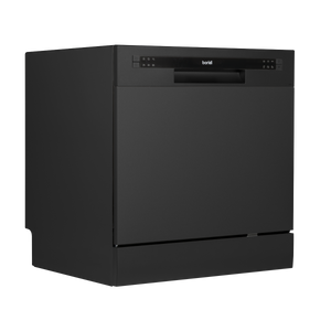 Baridi DH88 Tabletop Dishwasher 8 Place Settings 8L Capacity - Black