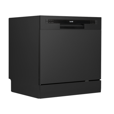 Baridi DH88 Tabletop Dishwasher 8 Place Settings 8L Capacity - Black